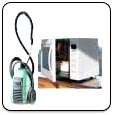 Vaccums, Air Filters, Hoover, Eureka, Microwaves, Humidifiers, Dehumidfiers,  and more.